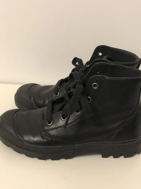 Chaussures montantes PALLADIUM en cuir - Pointure 38 - TBE