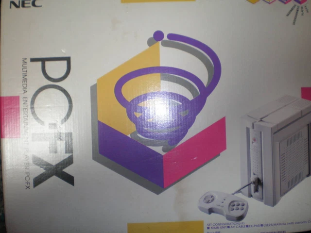 NEC PC-FX Home Vidéo Console de Jeu Système Avec Boite ,Manette Set [ près Mint