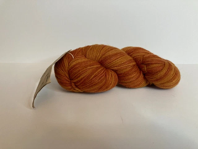 Abuelita Merino 4 capas 100% hilo de lana merino #2050 naranja variado 273 yardas nuevo