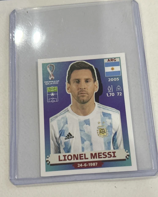 LIONEL MESSI ARGENTINA world cup 2022 qatar sticker with white border ...