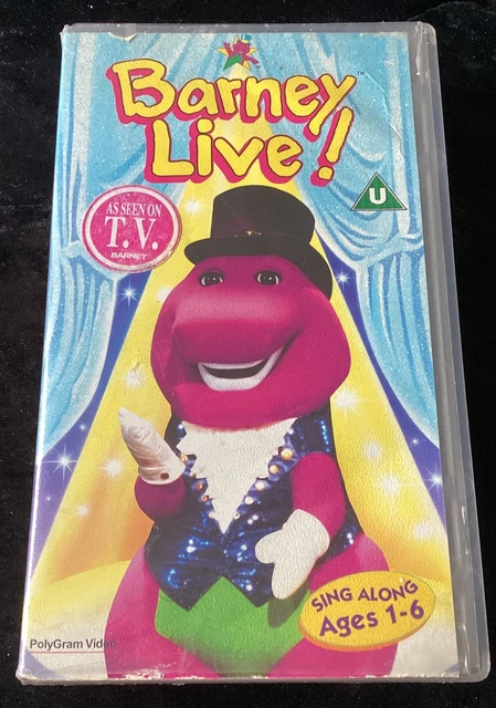 Barney Live In New York City Vhs 1995 Rare Classic Kids Video 10 99 Barney Live In New York City Vhs 1995 Rare Classic Kids Video 10 99