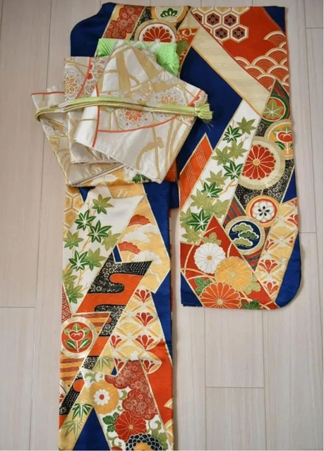 Furisode Japanese furisode belt long sleeves Japanese furisode belt