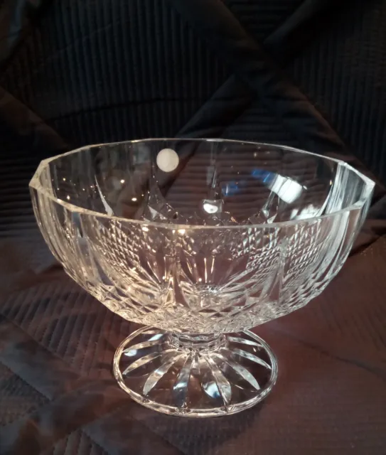 Crystal Fruit Bowl Large Footed
