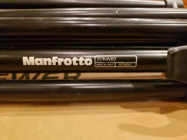 Manfrotto 351MVB2 Tripod BROKEN Parts Only