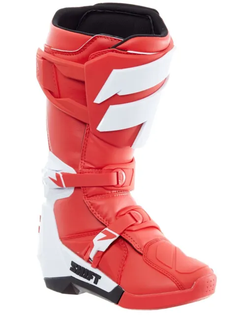 Shift Red 2018 Whit3 Label MX Stiefel - UK 12