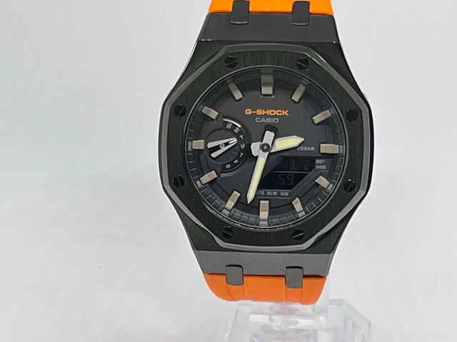 G shock orange and black shop