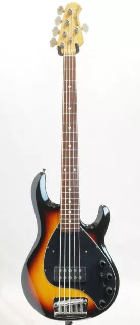 Used 2000 MUSIC MAN Stingray 5st Bass Sunburst Ash Body 1 H W/GB