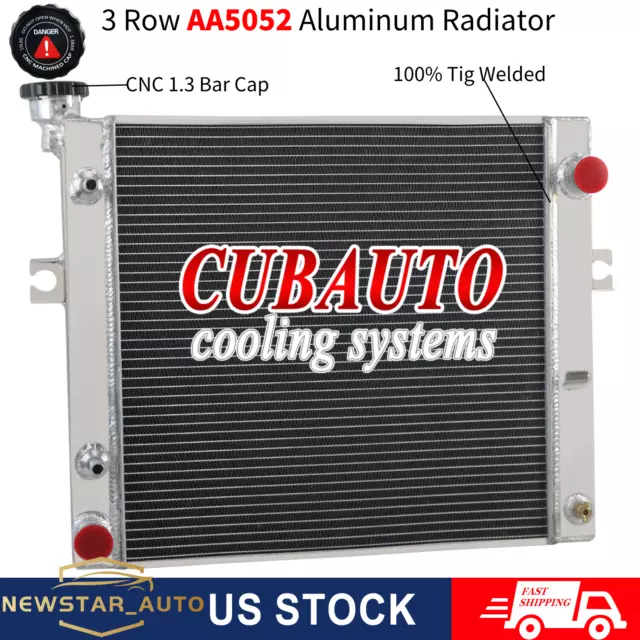 3-Row Radiator fit for Forklift Hyster Yale S40XMS S25 S35XM S40XM 8508901