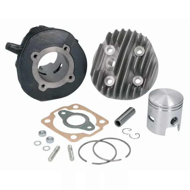 KIT GRUPPO TERMICO TESTA CILINDRO PISTONE DR D.47 75cc PIAGGIO VESPA 50 SPECIAL