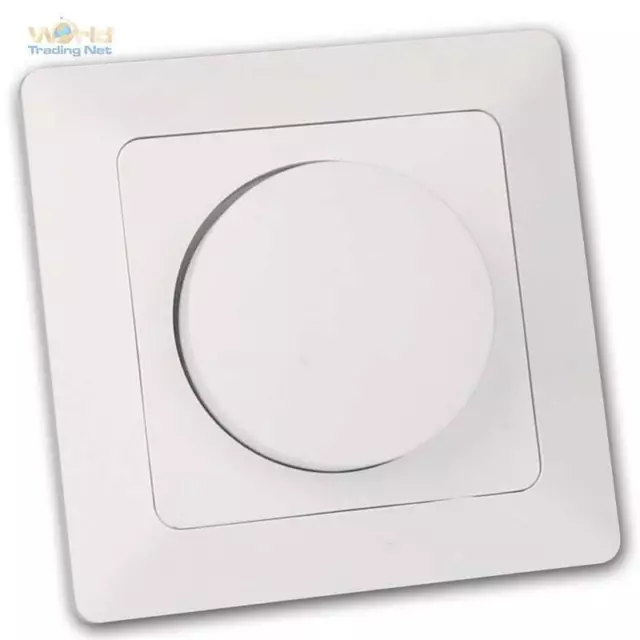 MILOS Variateur LED, Blanc Mat Avec Haut Cadre, Flush Dépouille, 230V Leds