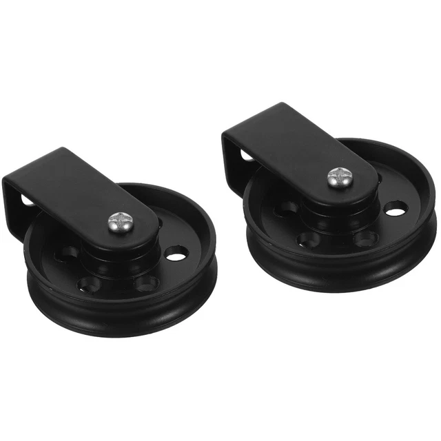 2 pz ruota puleggia 50 mm illuminazione montaggio a parete puleggia montaggio a parete lampada puleggia sospesa