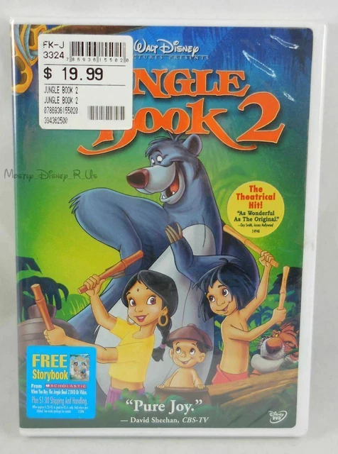 New Walt Disney The Jungle Book 2 DVD Movie Buena Vista Sealed