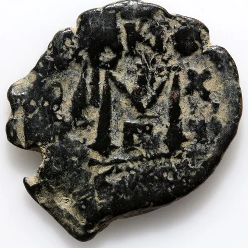 Byzantine coin-AE follis-Heraclius circa 610-641 A.D-Constantinople year 12