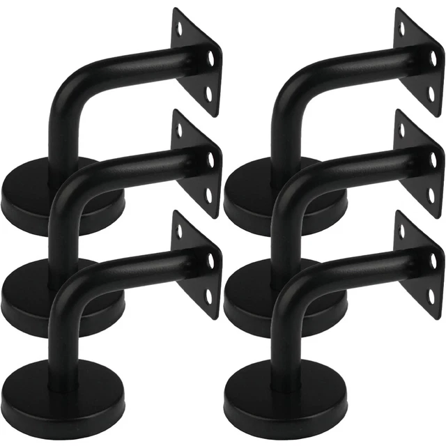 6 pz supporti corrimano per scale interne ripiano solido