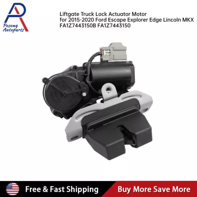 Liftgate Trunk Lock Actuator Motor for 15-20 Ford Escape Explorer Edge Lincoln