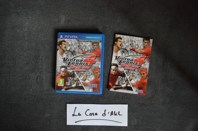 ₪ PAS DE JEU ₪ BOITE VIDE de Playstation Vita Virtua Tennis 4 World Tour Edition