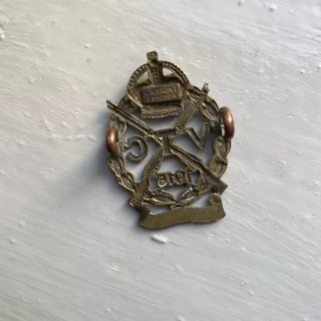Suffolk Regiment Brass Cap Badge 2
