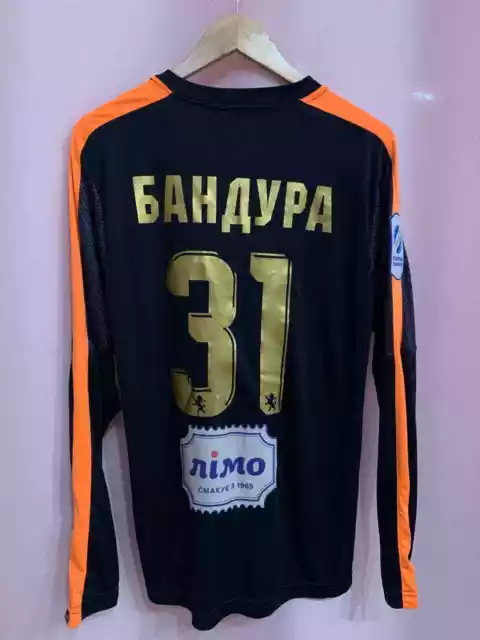 Fc Lviv Ukraine Match Worn Gk Football Shirt Jersey Size L Oleksandr Bandura #31