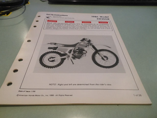 1986 xr200r