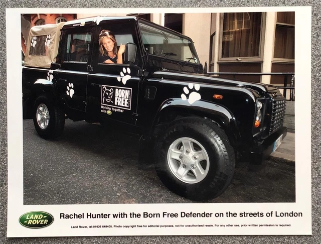 LAND ROVER DEFENDER Rachel Hunter Colour Press Photograph 2002 £14.99 ...