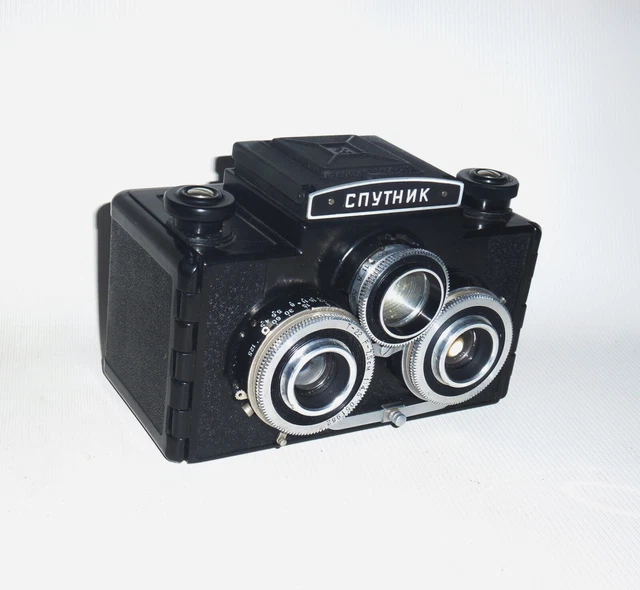 RARE LOMO RUSSIAN USSR SPUTNIK 6x6 STEREO MEDIUM FORMAT CAMERA £171.72