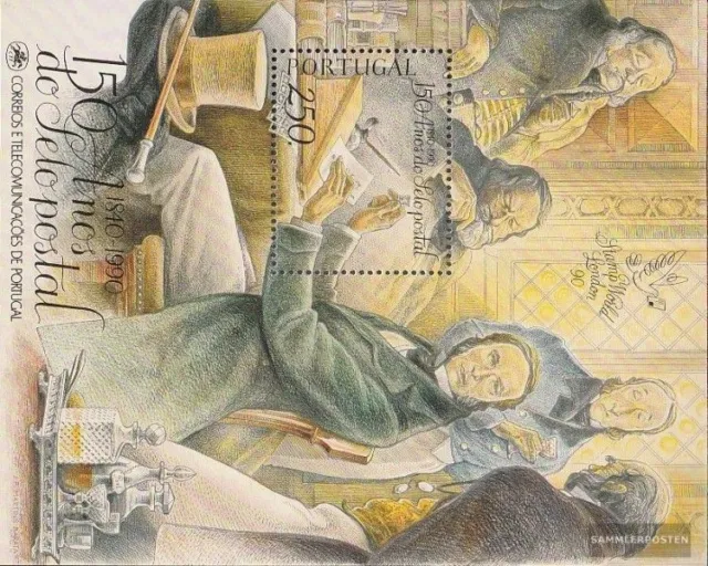 Portugal Block72 (kompl.Ausg.) postfrisch 1990 150 Jahre Briefmarken