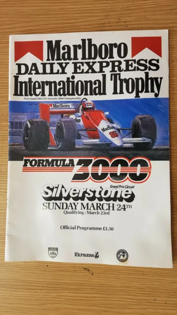 1985 Fia Formula 3000 Championship Marlboro Daily Espresso International Trofeo