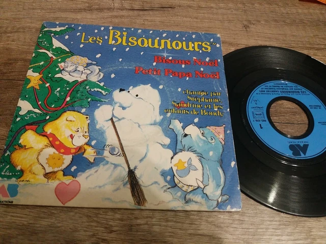 BO FILM TV Dessin Anime Les Bisounours Bisous Noel 45 Tours EUR 2,00