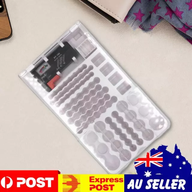 Battery Organizer Storage Case with Tester Holds 93 Batteries Clear Locking Lid