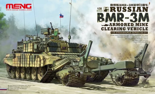 Meng Modell 1/35 SS-011 russisch BMR-3M gepanzertes Minenräumfahrzeug