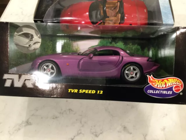 1999 Hot Wheels Collectibles 1:18 TVR Speed 12 Diecast