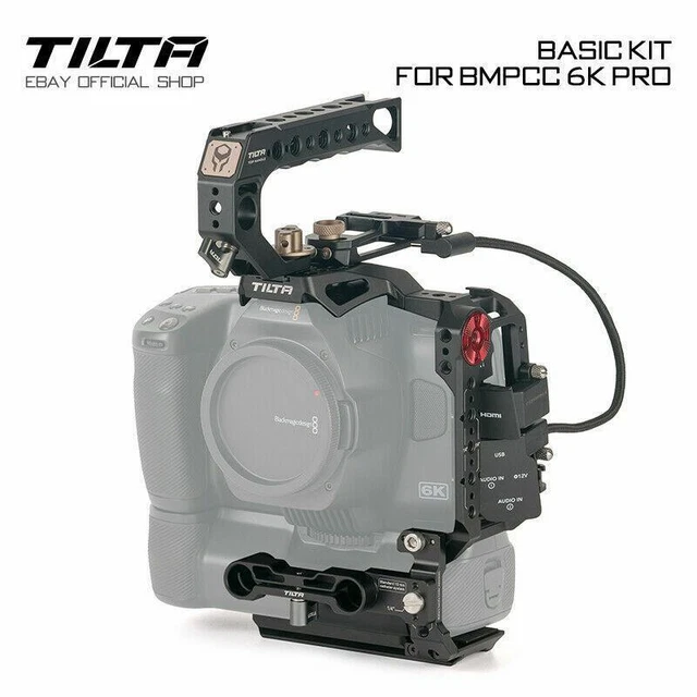 Kit básico de plataforma para cámara Tilta BMPCC 6K TA-T11-B-B para BMPCC 6K