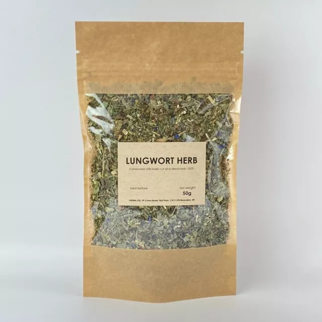 Lungwort Herb | Pulmonaria officinalis | 100% natural herbal tea miodunka