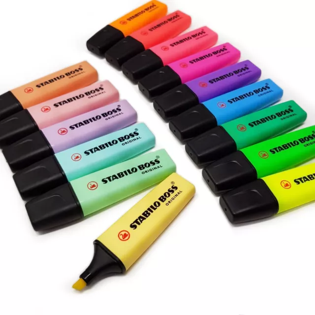 Stabilo Boss Highlighter Pens - Original & Pastel Highlighters- Buy 3 Get 1 Free