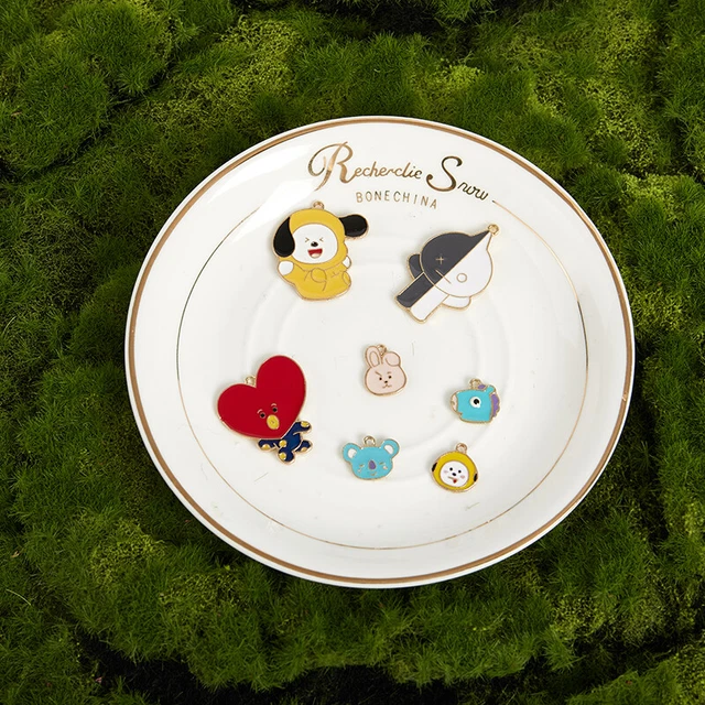 10pcs enamel cartoon charm jewelry making charm earring pendant bracelet cha-wf