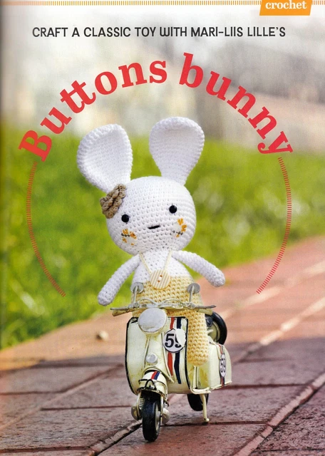 PATRÓN DE GANCHILLO JUGUETE CONEJOS 29 Y 19 cm AMIGURUMI EASY LCM M11A