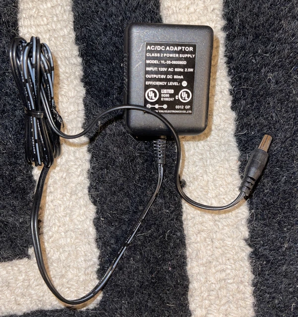 AC/DC ADAPTOR yl-35-075080d Power Supply 7.5V DC 80mA -(+ - For Emerson BO60
