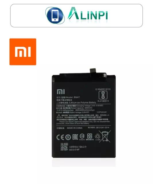 Bateria Original BN47 para Xiaomi Redmi Mi A2 Lite / Redmi 6 / Redmi 6 Pro