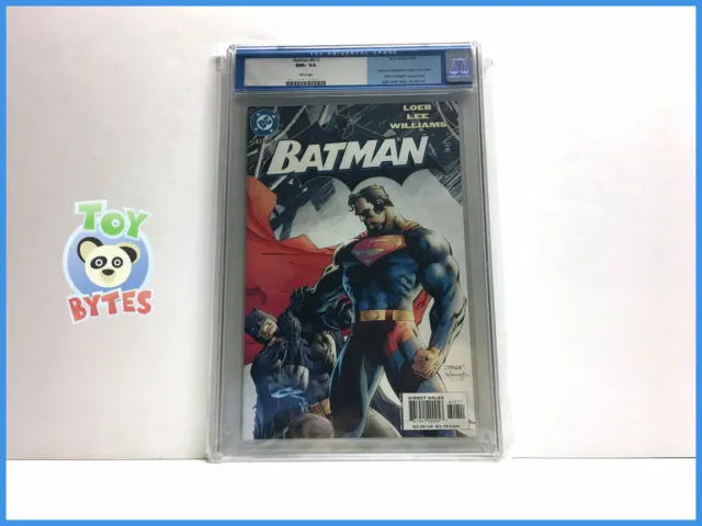 BATMAN 612 HUSH Jim Lee Superman CGC 9.6 NM+ BLUE Label DC Comic Book Joker 2003