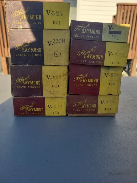 Lot Of vintage Parts Allied Raymond valve springs Napa Lot Of vintage Parts Allied Raymond valve springs Napa