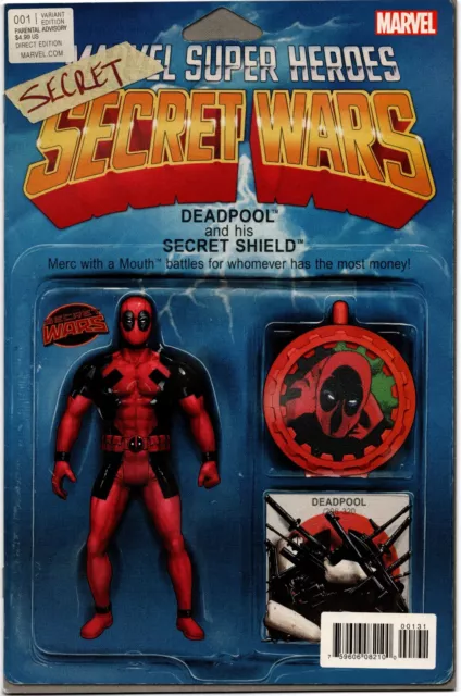 Marvel Comics Deadpool's Secret Secret Wars #1 Action Figure Variant Cover