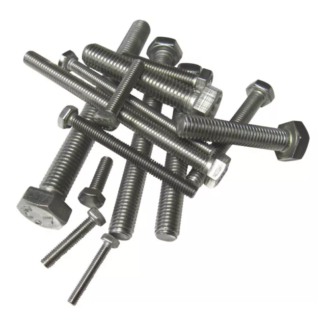 Stainless Steel Bolts / Set-Screws Fully Threaded 316 A4 Marine Grade Metric