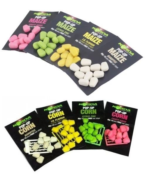 Korda Fake Food * Maize Corn All Flavours Pop Up or Slow Sink *  PAY 1 POST