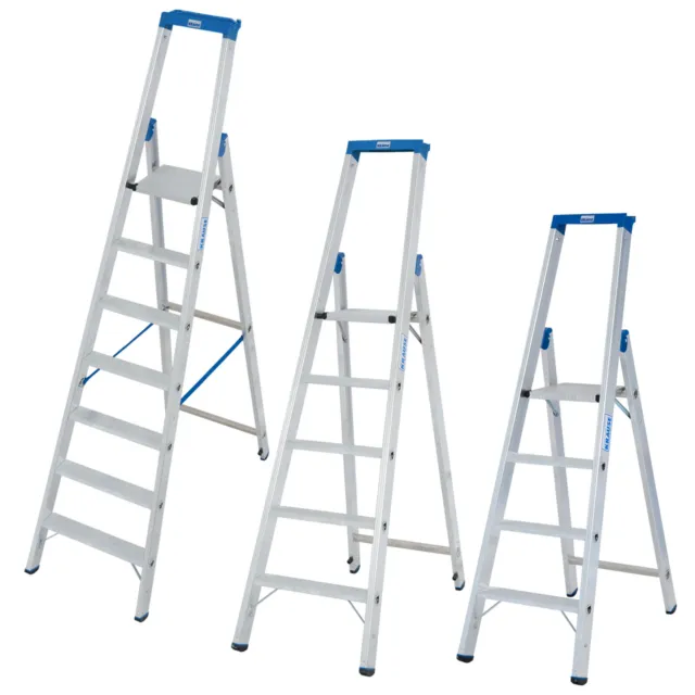 KRAUSE Stabilo Professional Stufen-Stehleiter Stufenleiter Aluleiter Leiter
