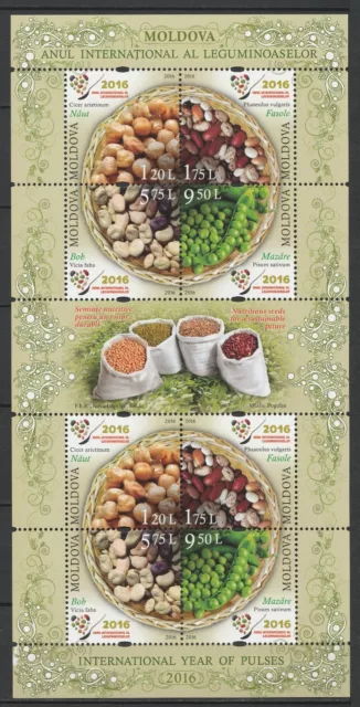 Moldova 2016 Food, Pulses, beans MNH sheet