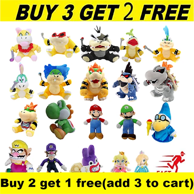 SUPER MARIO BROS Plush Toys Princess Peach Daisy Rosalina Soft Stuffed