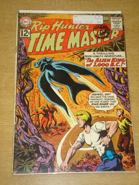 Rip Hunter Time Master #9 Vg (4.0) Dc Comics August 1962 **