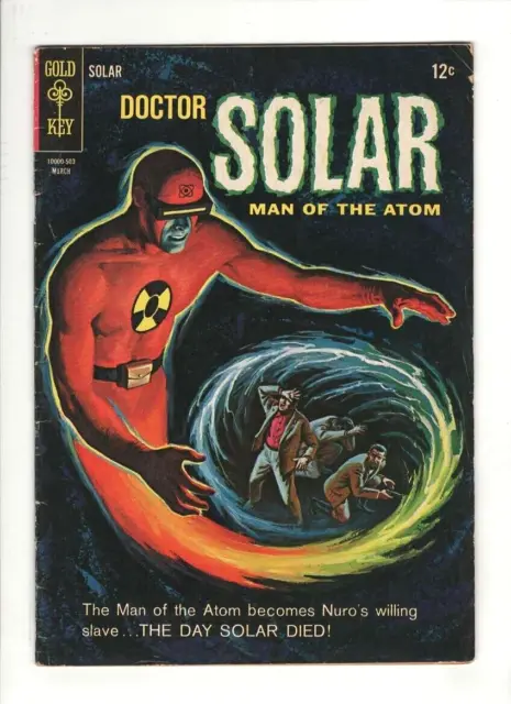 DOCTOR SOLAR MAN OF THE ATOM #11 Fine, Professor Harbinger, Gold Key 1965