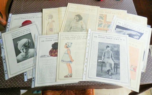 Lot De 15 Patrons De Couture Vintage Mon Ouvrage Madame - Années 70/80 - Neufs - France