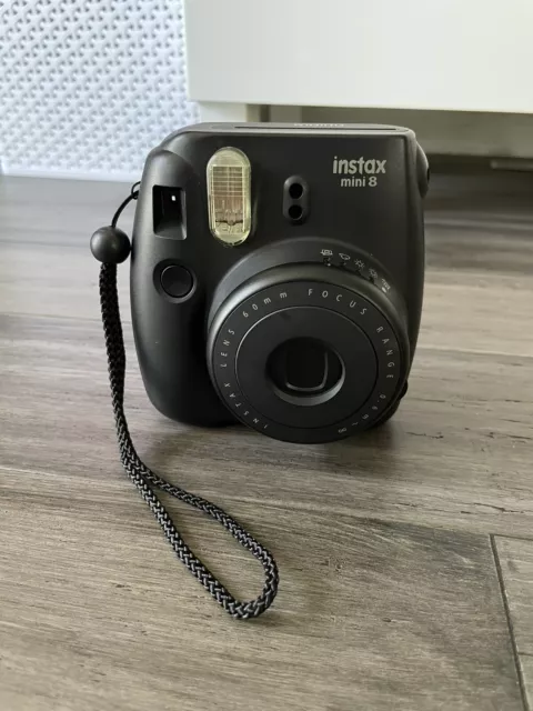 FUJIFILM Instax Mini 8 Instant Film Camera Black -  Tested & Working